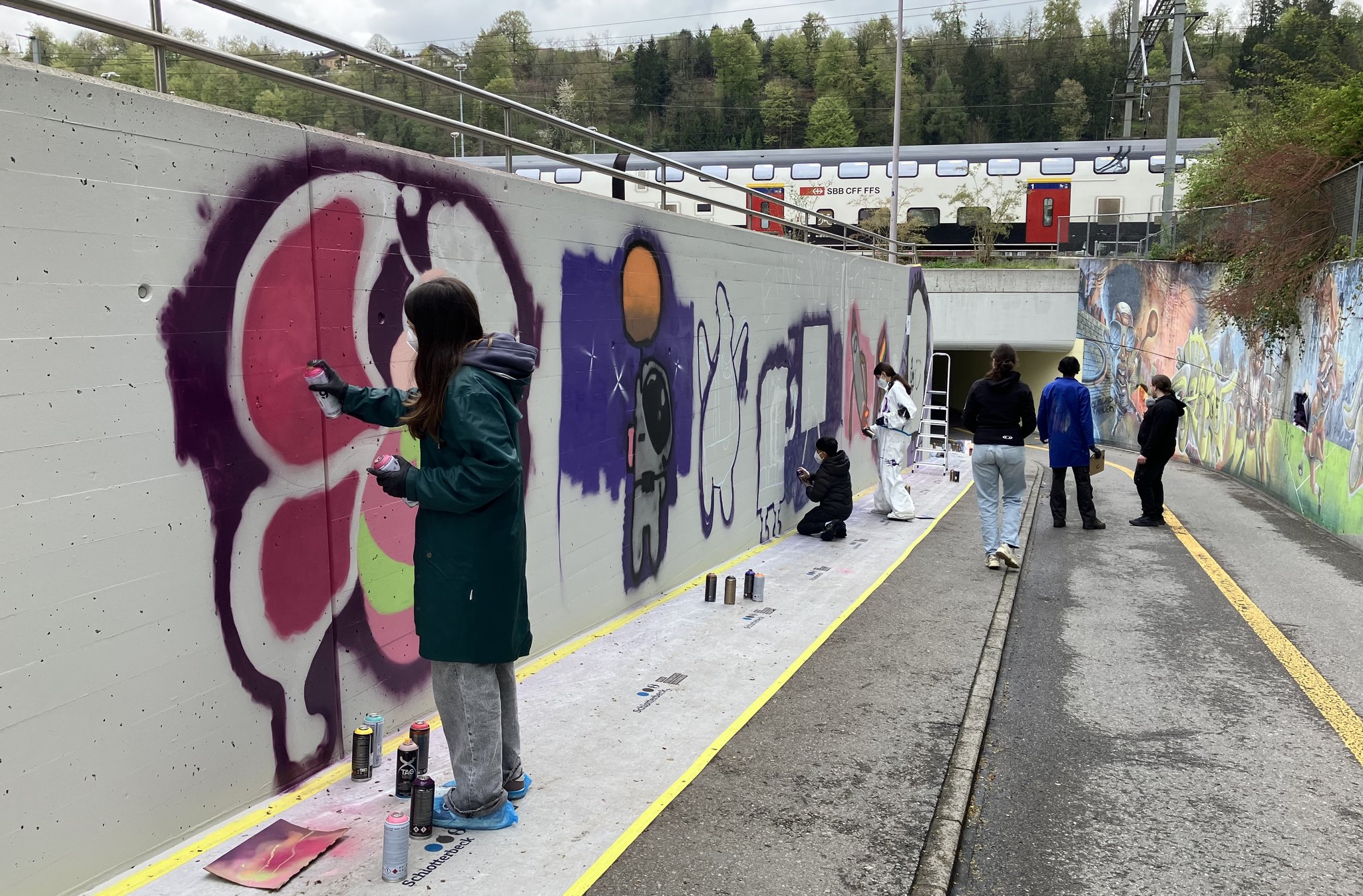 endlich konnten all die Ideen an die Wand gebracht werden